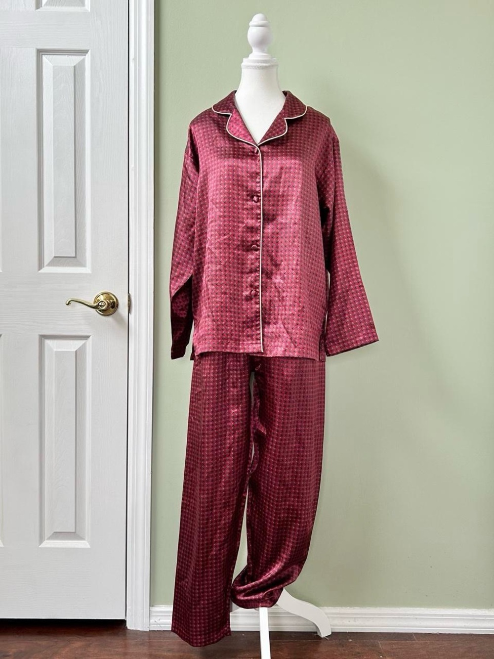Maroon sleepwear set